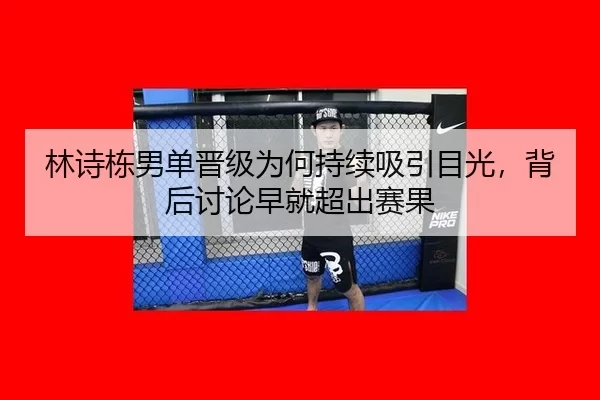 林诗栋男单晋级为何持续吸引目光，背后讨论早就超出赛果